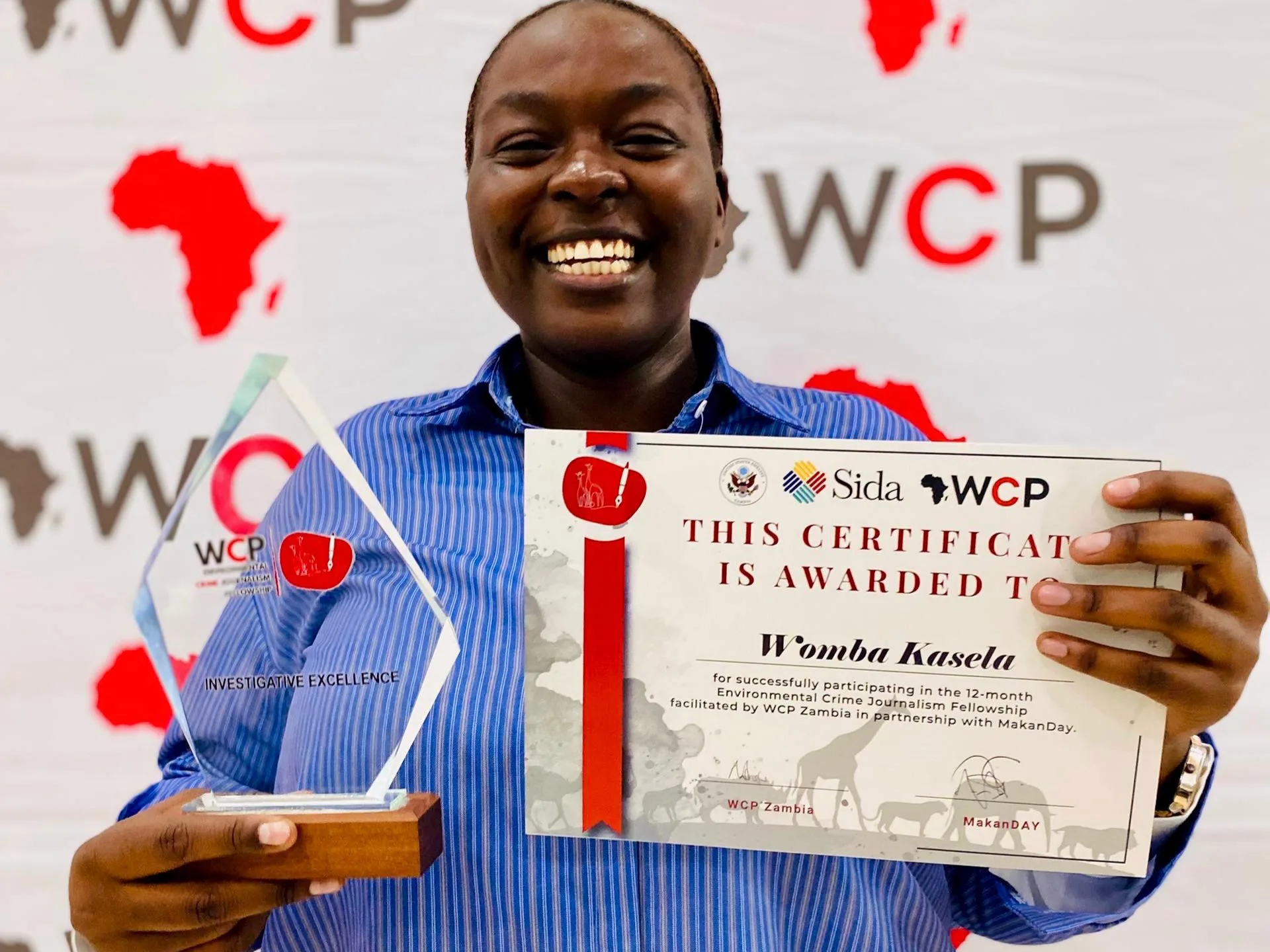 ECJ Fellow Womba Kasela – Investigative Excellence Award